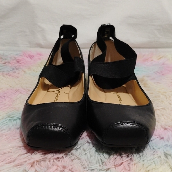 NWOT Jessica Simpson Madeleigh Ballet Black Flats W Classic Design #46 CRATE - Picture 2 of 10